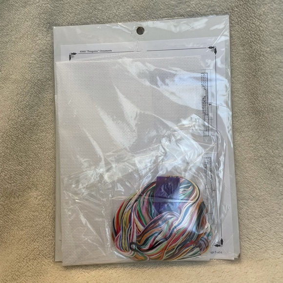 Penguin Crewel & Christmas Ornaments Cross Stitch - Monarch Bucilla Sunset - Picture 7 of 7